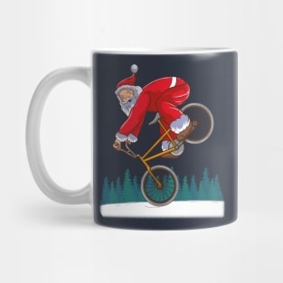 BMX Endo Santa Claus Freestyle Merry Christmas Bike Tricks Mug